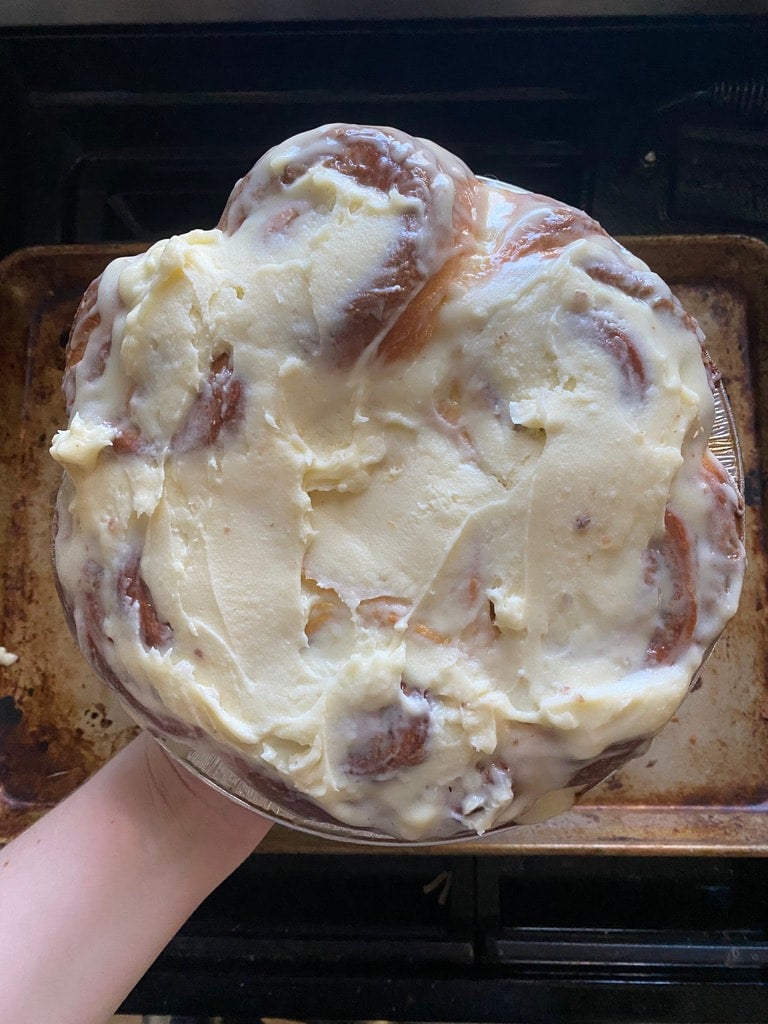 Take and Bake Cinnamon Rolls Sugar Lab Bake Shop